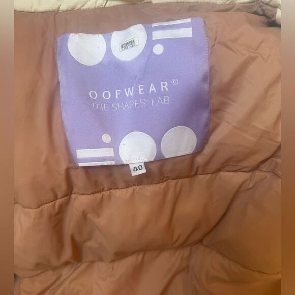 OOFWEAR Cream Puffer Jacket size 40 Italy/ US 2 - Picture 10 of 13